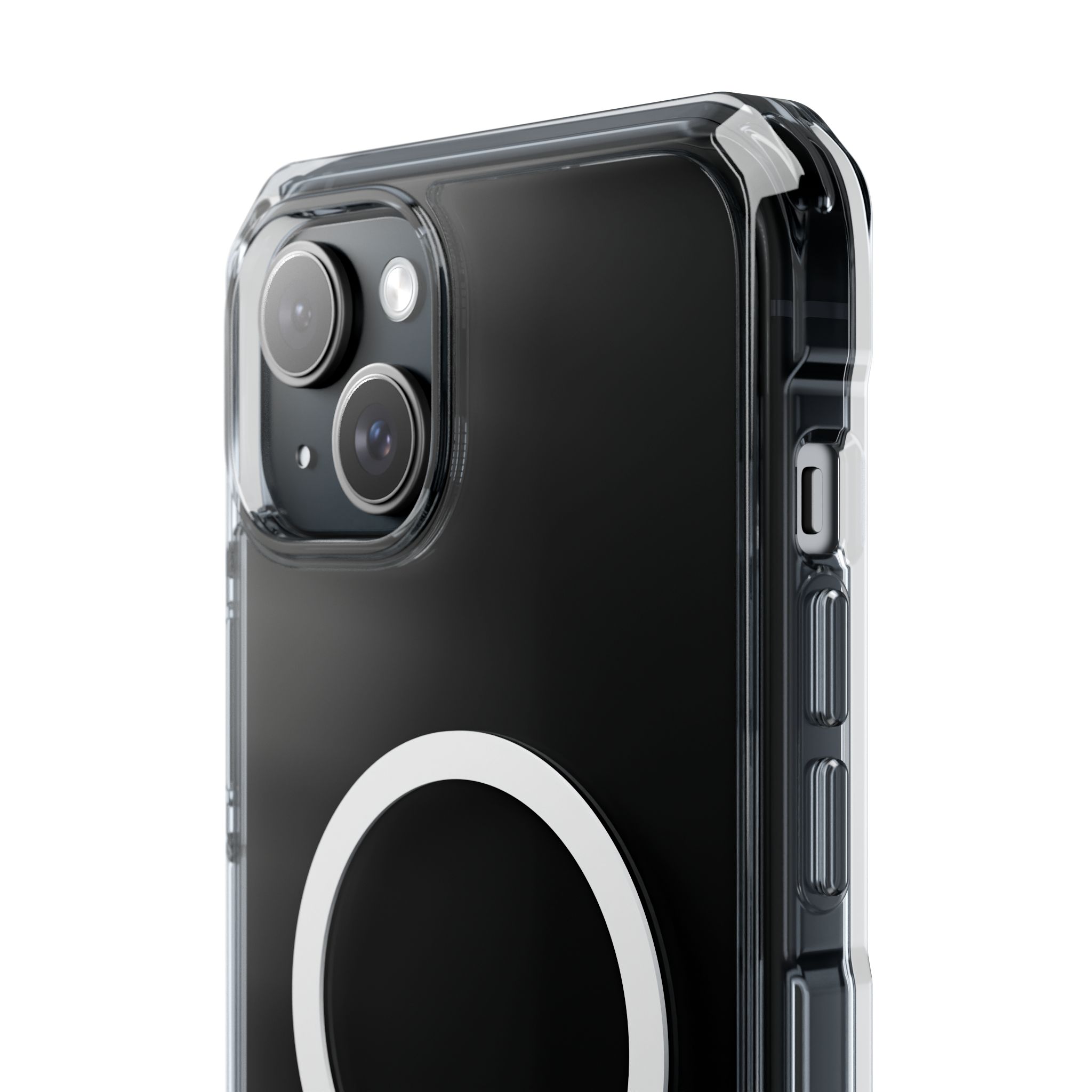 Clear Magnetic Phone Case with Scottish Saltire Accent - Image 12