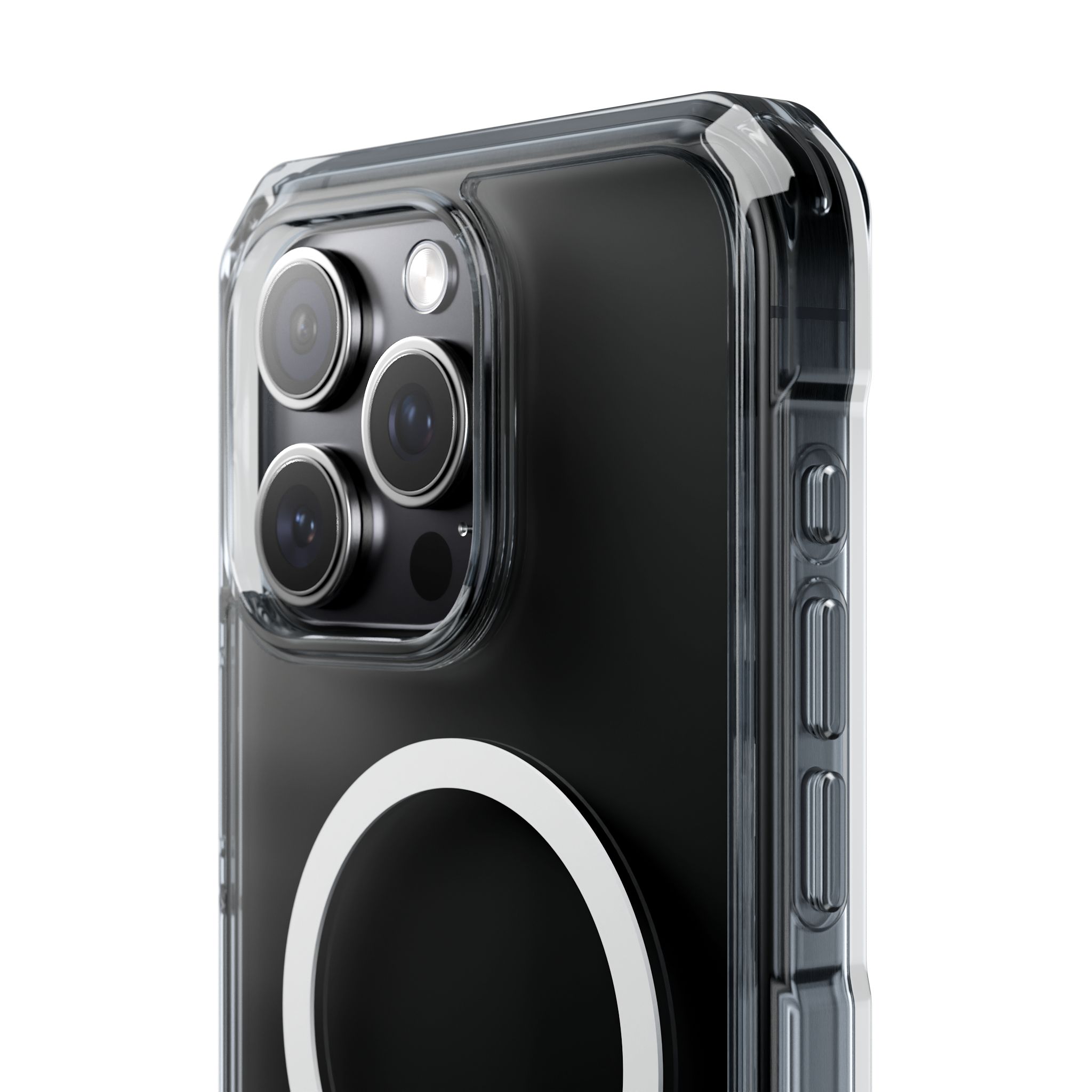 Clear Magnetic Phone Case with Scottish Saltire Accent - Image 16